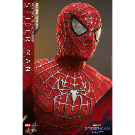 Hot Toys - Friendly Neighborhood Spider-Man (Deluxe Version) - Marvel's Spider-Man: No Way Home Movie Masterpiece Figure 1/6