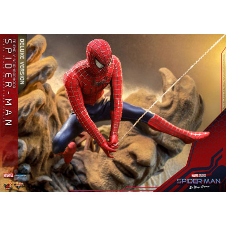 Hot Toys - Friendly Neighborhood Spider-Man (Deluxe Version) - Marvel's Spider-Man: No Way Home Movie Masterpiece Figure 1/6