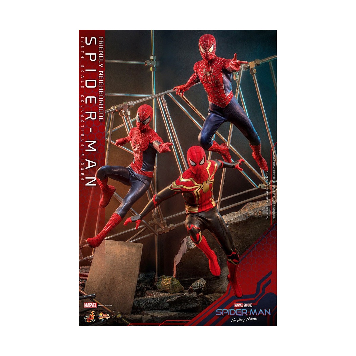 Hot Toys - Friendly Neighborhood Spider-Man - Marvel's Spider-Man: No Way Home Movie Masterpiece Figure 1/6