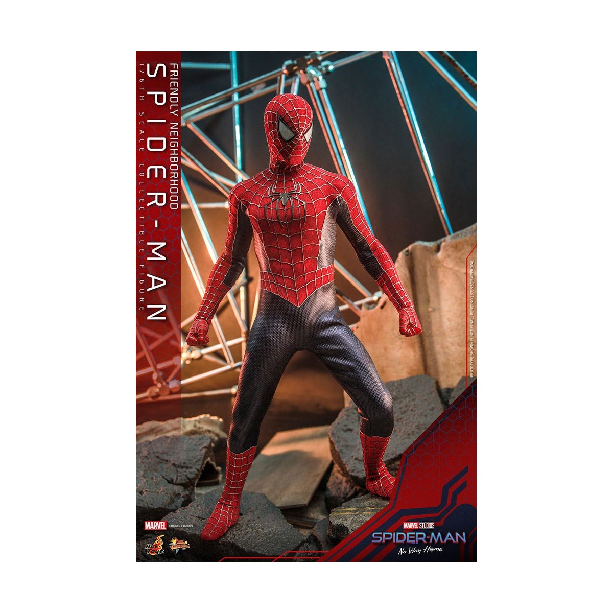 Hot Toys - Friendly Neighborhood Spider-Man - Marvel's Spider-Man: No Way Home Movie Masterpiece Figure 1/6