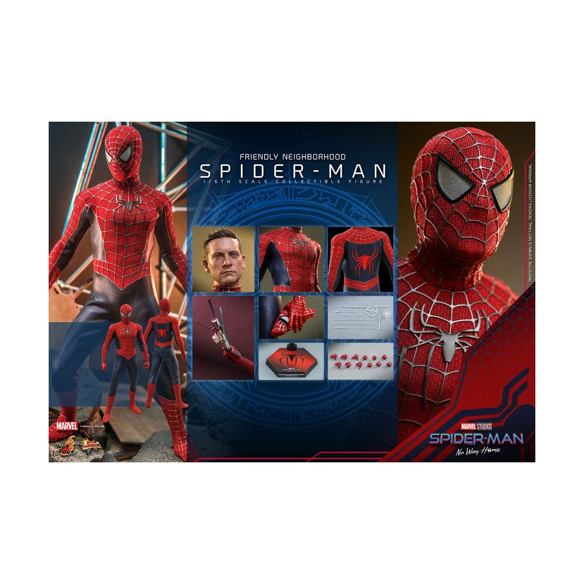 Hot Toys - Friendly Neighborhood Spider-Man - Marvel's Spider-Man: No Way Home Movie Masterpiece Figure 1/6