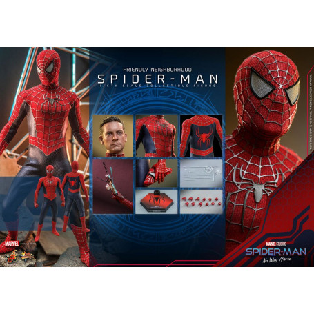Hot Toys - Friendly Neighborhood Spider-Man - Marvel's Spider-Man: No Way Home Movie Masterpiece Figure 1/6