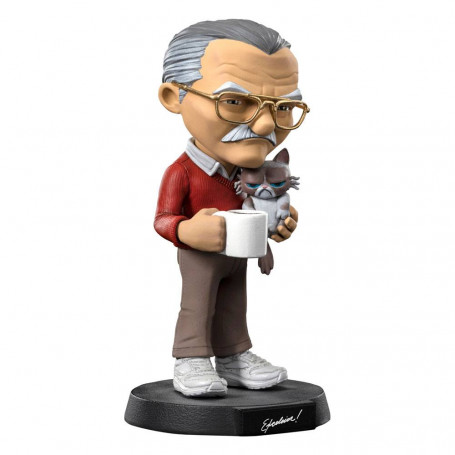 Iron Studios - Stan Lee action figure with Grumpy cat - Mini Co.
