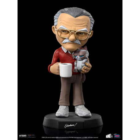 Iron Studios - Stan Lee action figure with Grumpy cat - Mini Co.
