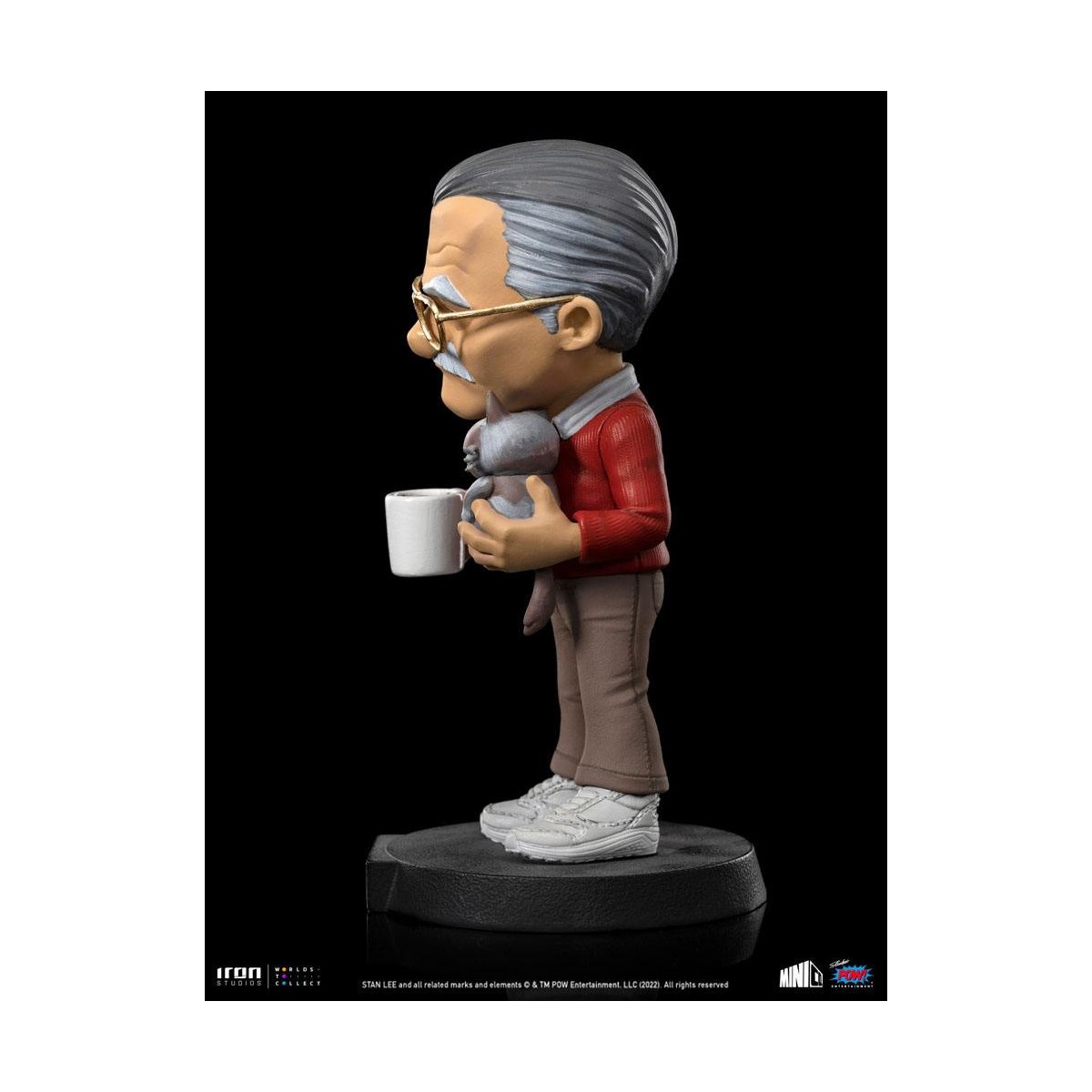 Iron Studios - Stan Lee action figure with Grumpy cat - Mini Co.