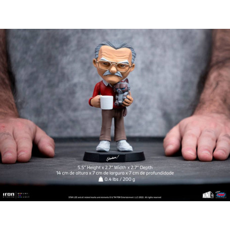 Iron Studios - Stan Lee action figure with Grumpy cat - Mini Co.