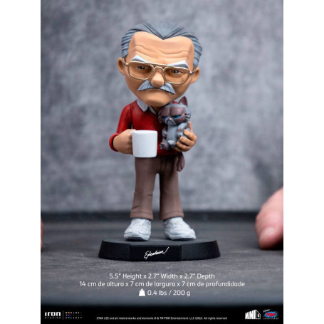 Iron Studios - Stan Lee action figure with Grumpy cat - Mini Co.