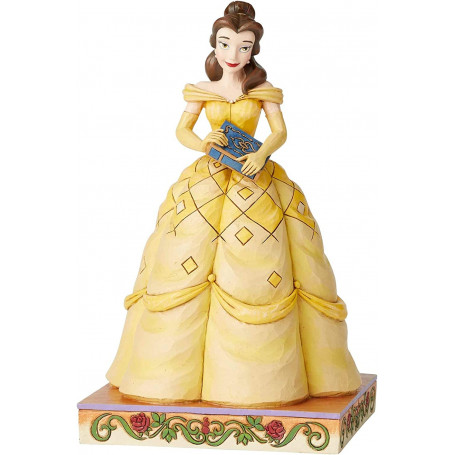 Enesco - Beauty holding a book - Beauty and the Beast - Disney Tradition by Jim Shore