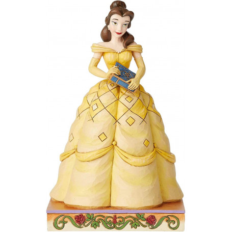 Enesco - Beauty holding a book - Beauty and the Beast - Disney Tradition by Jim Shore