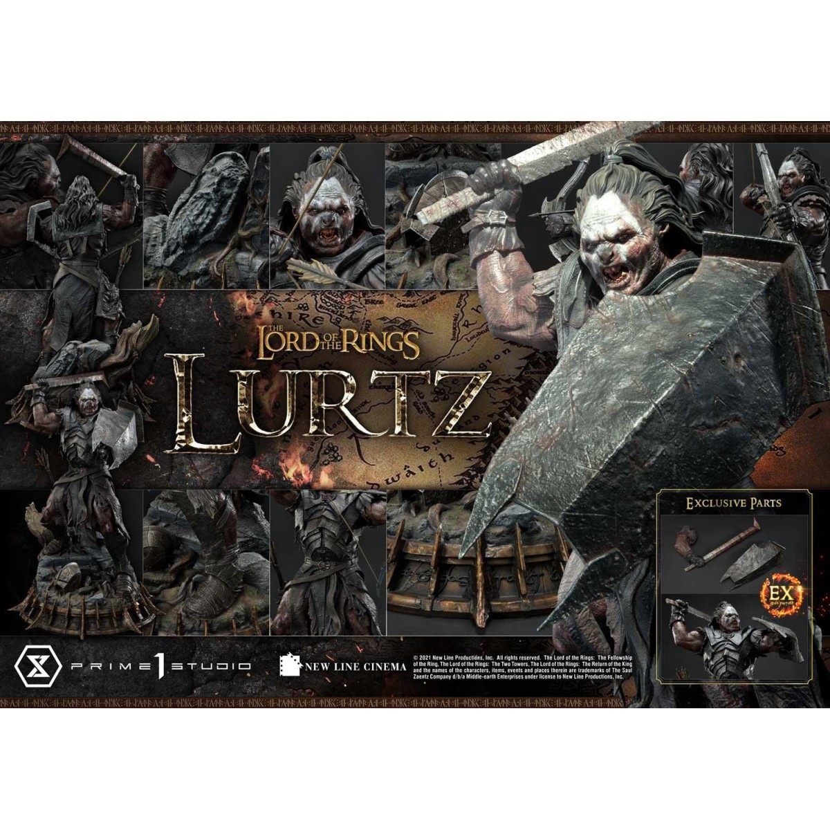 Prime 1 Studio - Lurtz Ex version 1/4 - LOTR - The Lord of the Rings