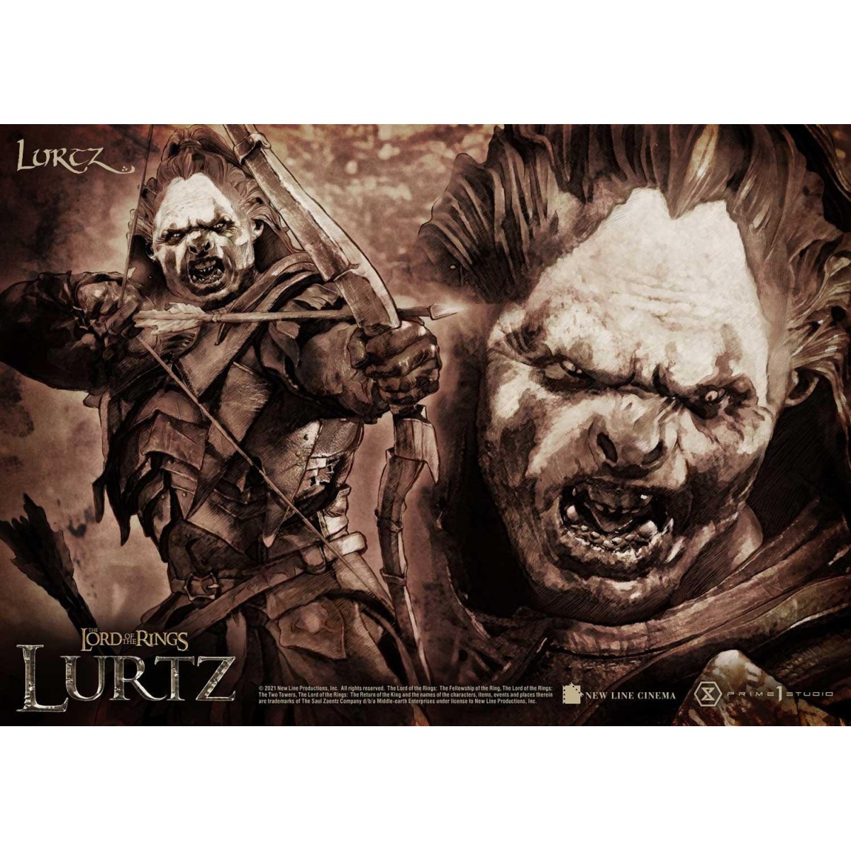 Prime 1 Studio - Lurtz Ex version 1/4 - LOTR - The Lord of the Rings