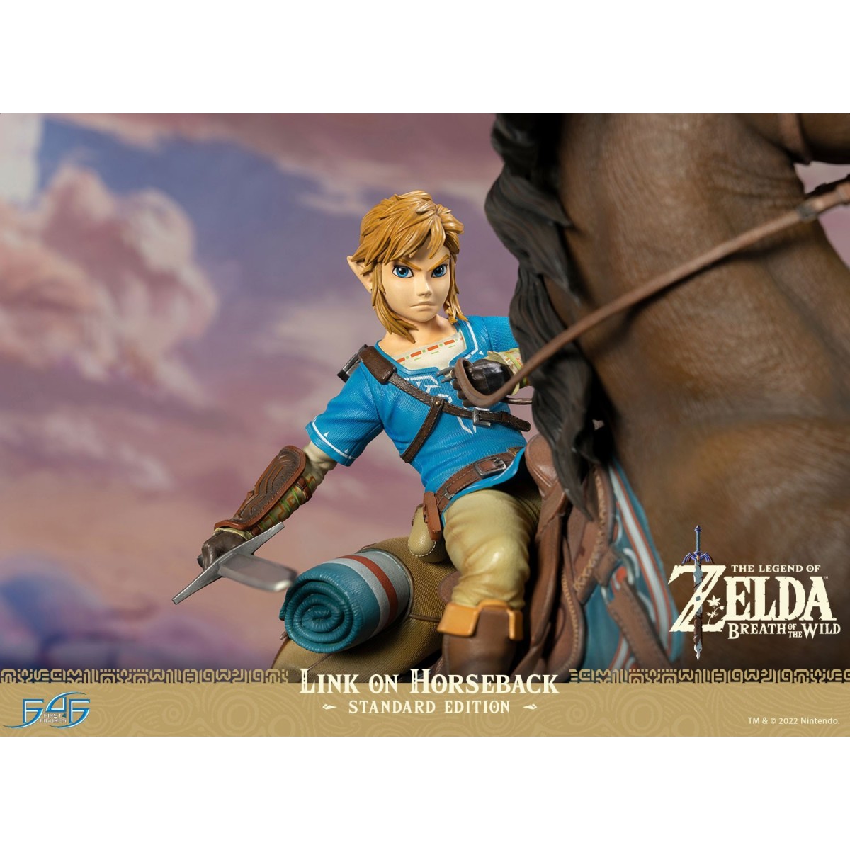 First 4 Figures - Zelda - The Legend of Zelda: Breath of The Wild - Link on Horseback (Standard Edition)
