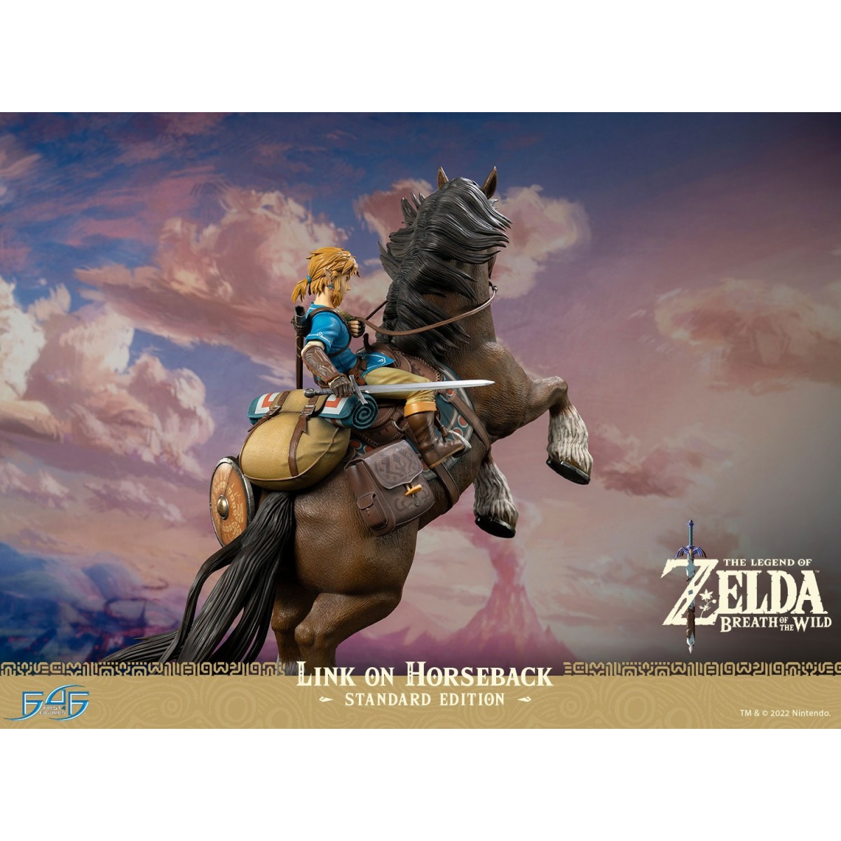First 4 Figures - Zelda - The Legend of Zelda: Breath of The Wild - Link on Horseback (Standard Edition)