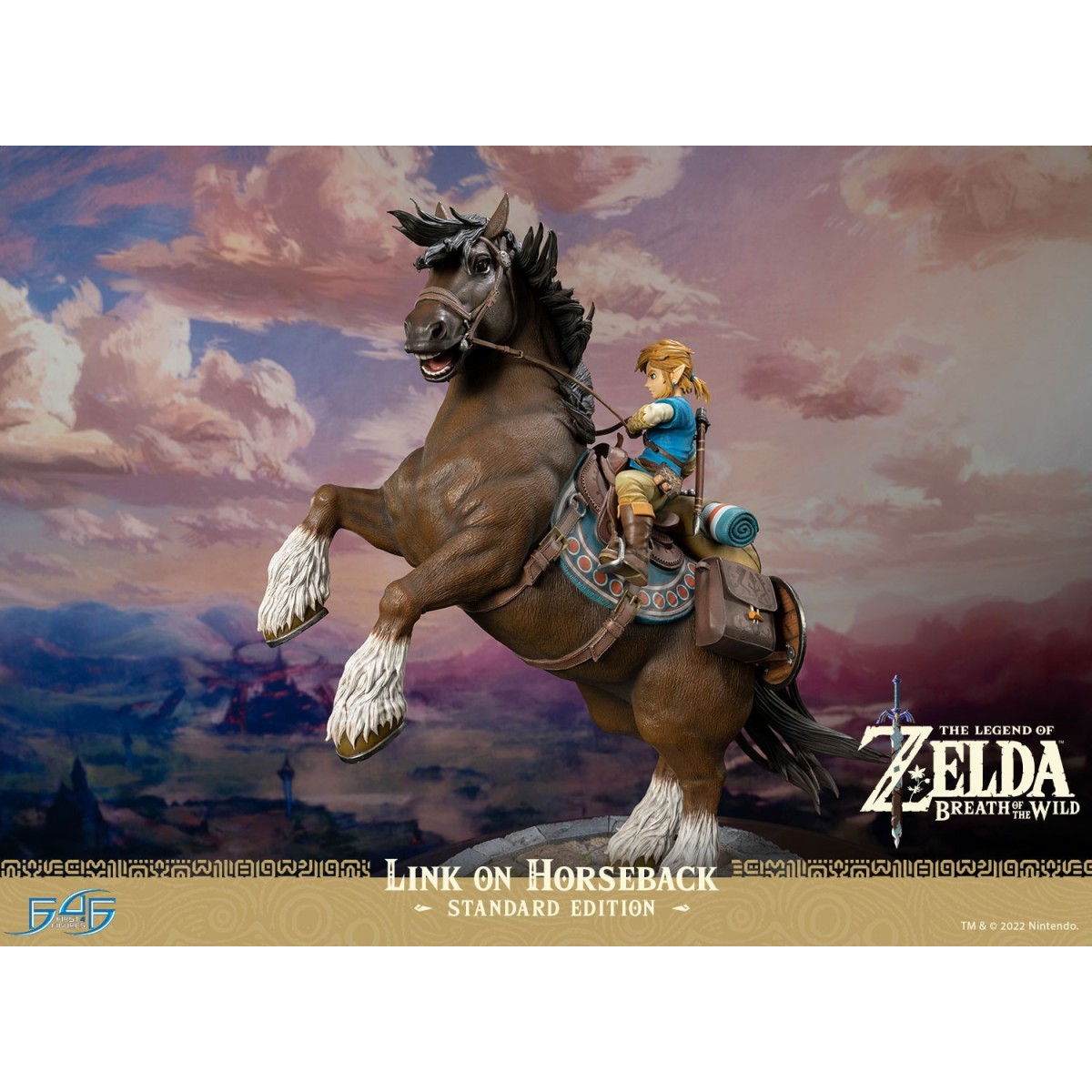 First 4 Figures - Zelda - The Legend of Zelda: Breath of The Wild - Link on Horseback (Standard Edition)
