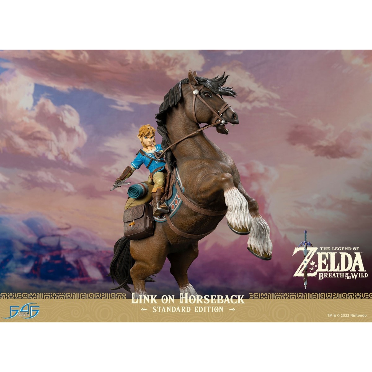 First 4 Figures - Zelda - The Legend of Zelda: Breath of The Wild - Link on Horseback (Standard Edition)