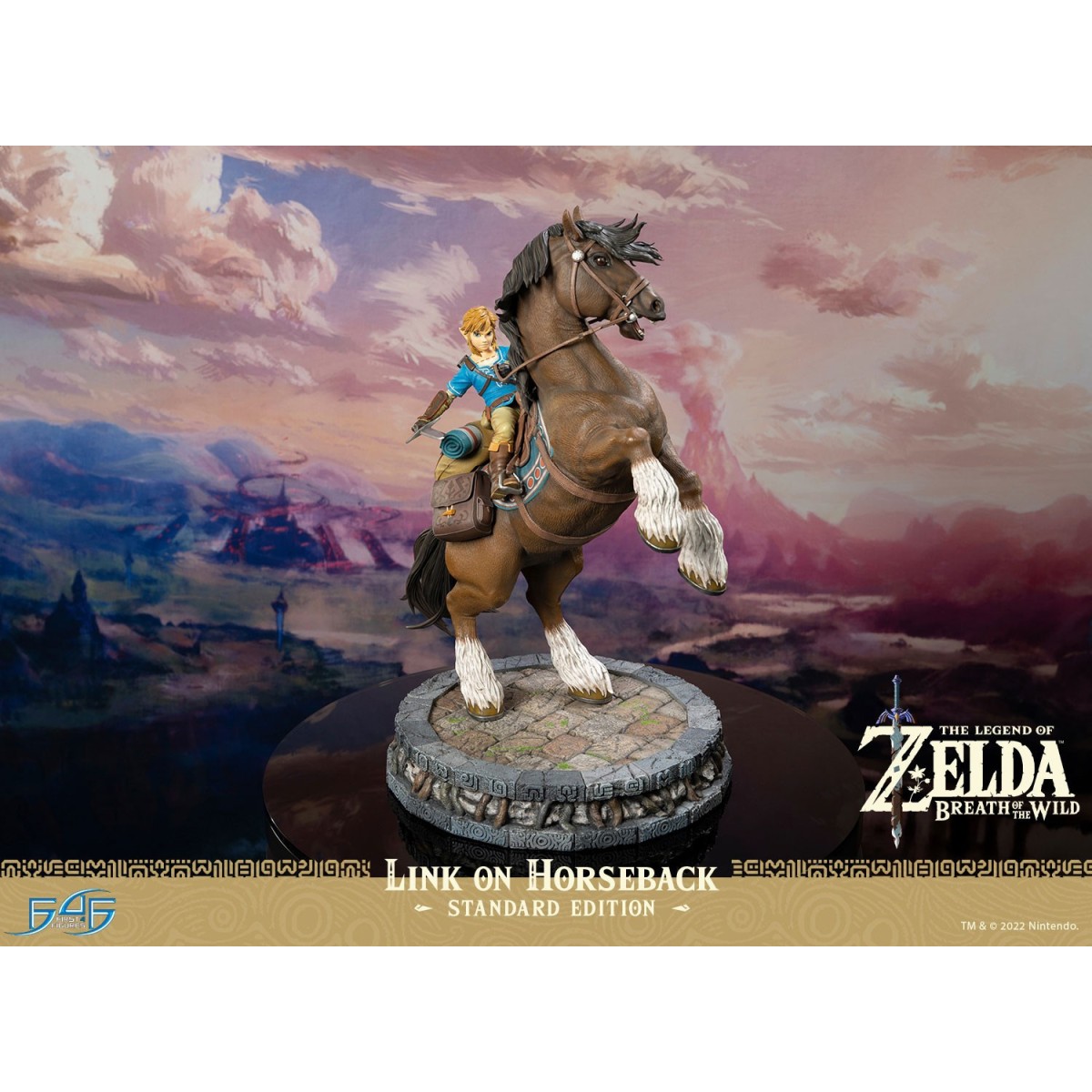 First 4 Figures - Zelda - The Legend of Zelda: Breath of The Wild - Link on Horseback (Standard Edition)