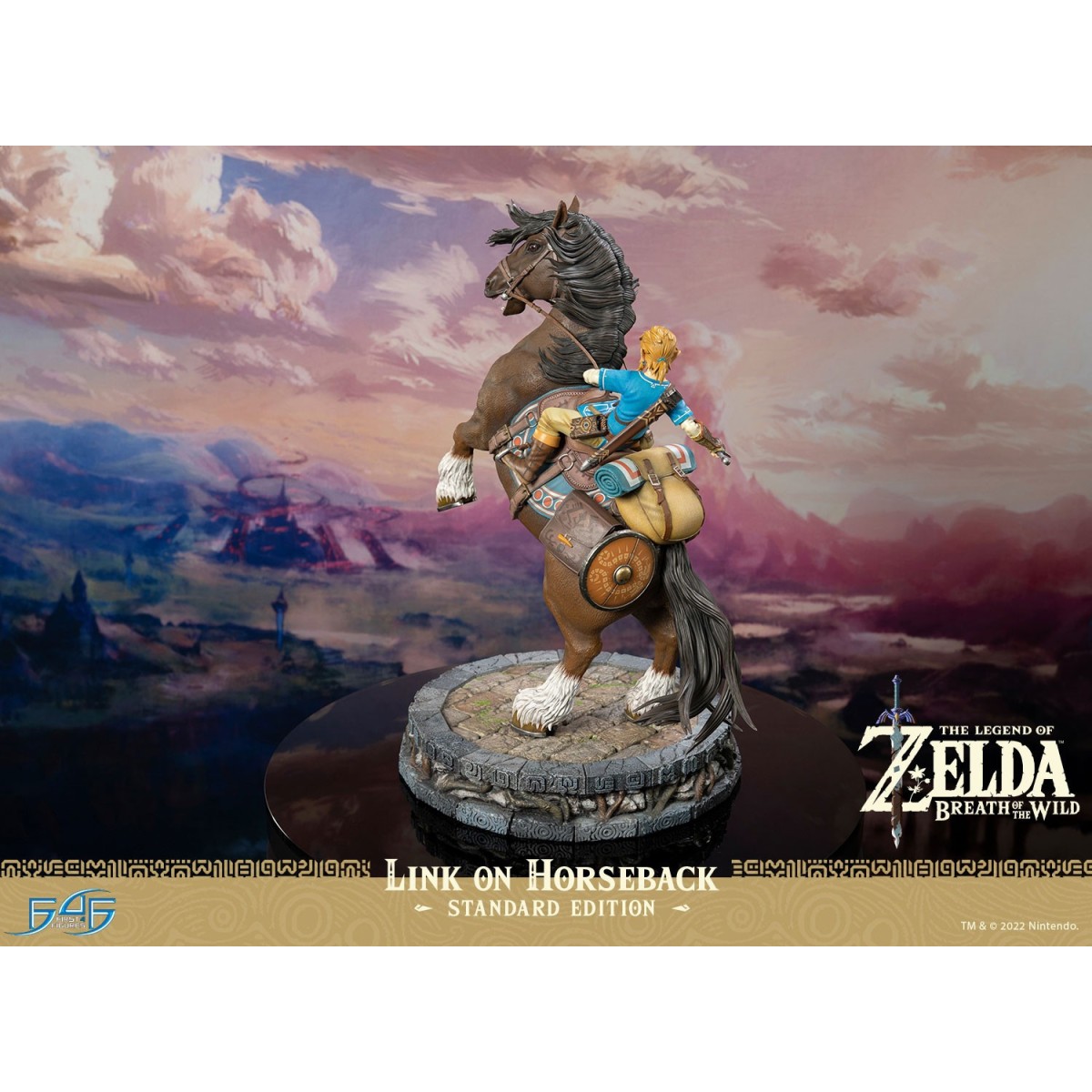First 4 Figures - Zelda - The Legend of Zelda: Breath of The Wild - Link on Horseback (Standard Edition)