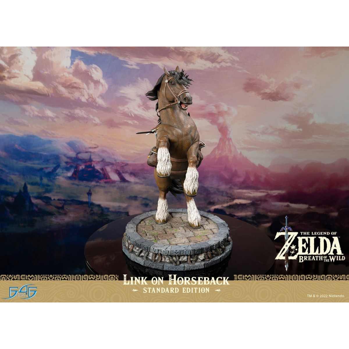 First 4 Figures - Zelda - The Legend of Zelda: Breath of The Wild - Link on Horseback (Standard Edition)