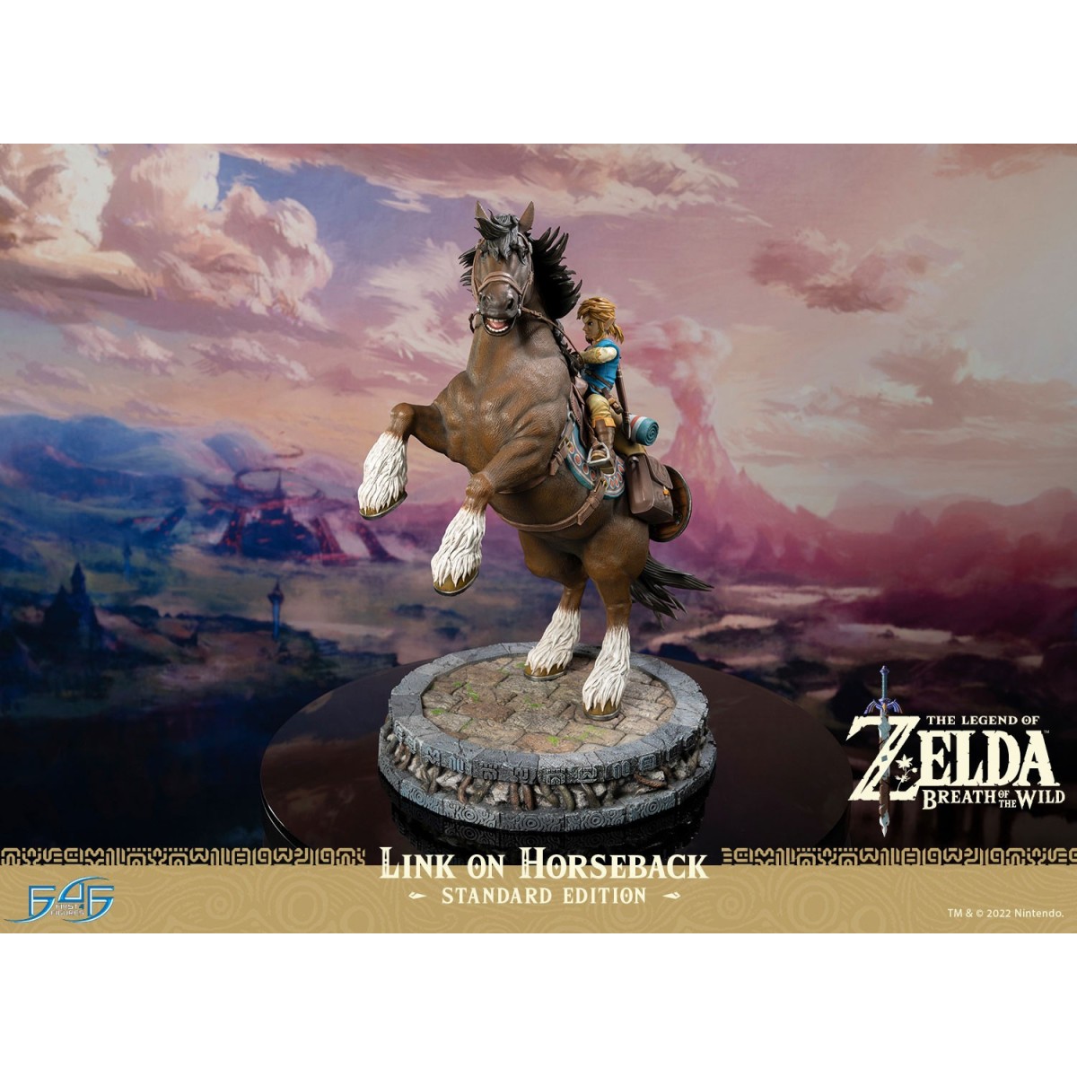 First 4 Figures - Zelda - The Legend of Zelda: Breath of The Wild - Link on Horseback (Standard Edition)