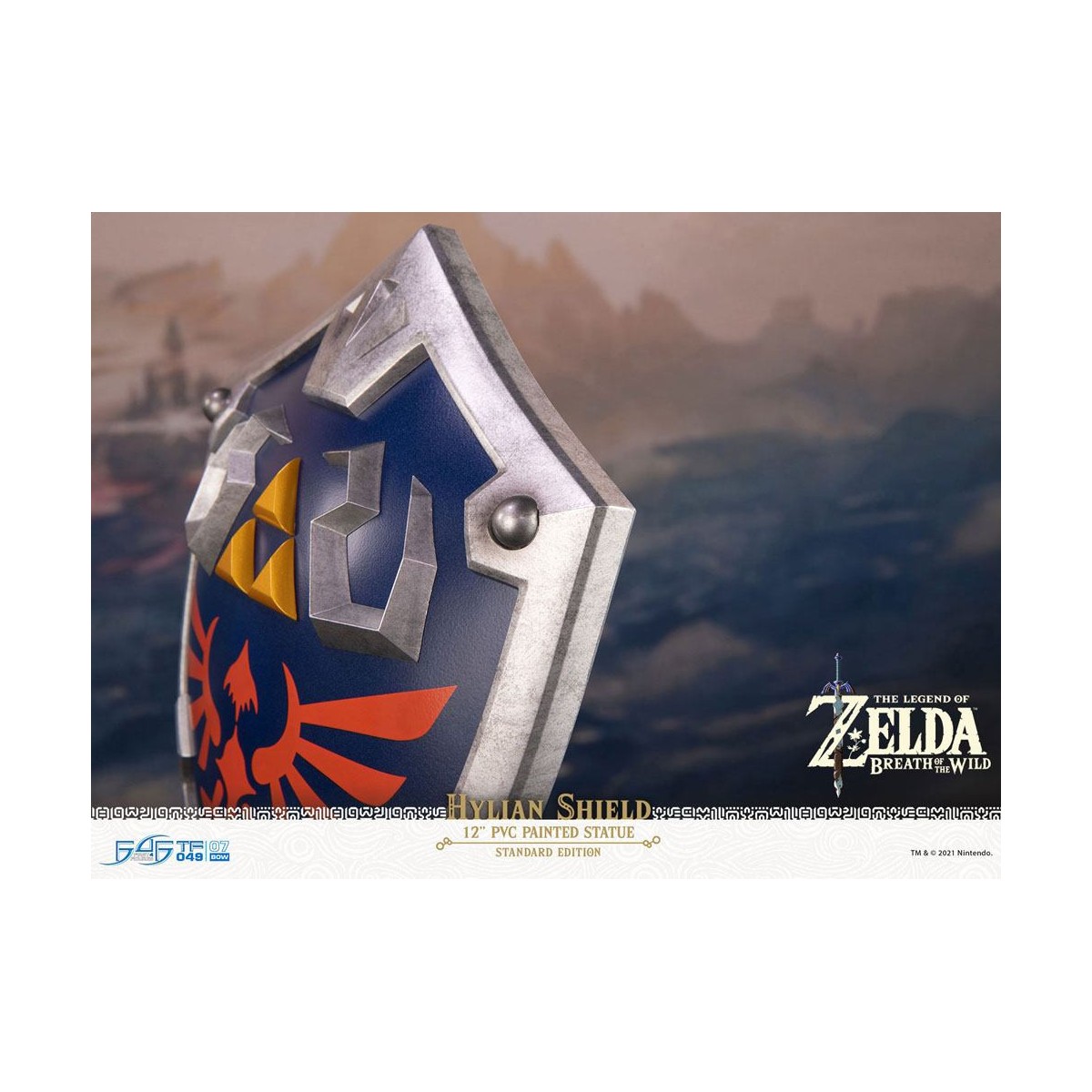First 4 Figures - Zelda - Hylian Shield Standard Edition - Breath of the Wild PVC statue