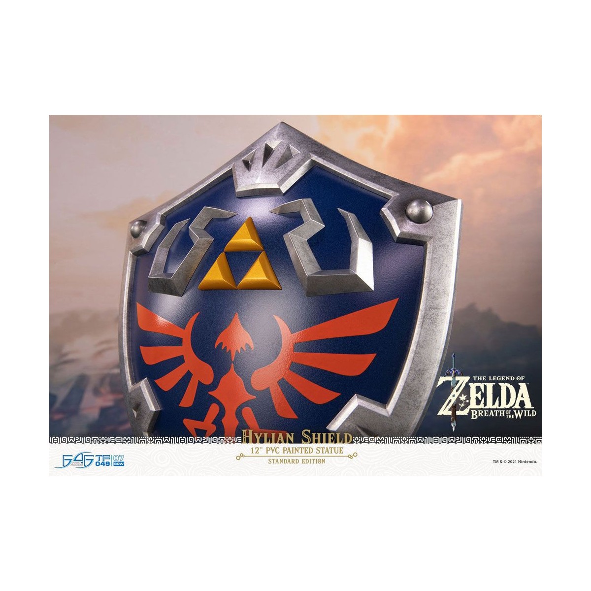 First 4 Figures - Zelda - Hylian Shield Standard Edition - Breath of the Wild PVC statue