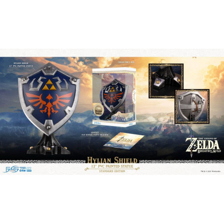 First 4 Figures - Zelda - Hylian Shield Standard Edition - Breath of the Wild PVC statue