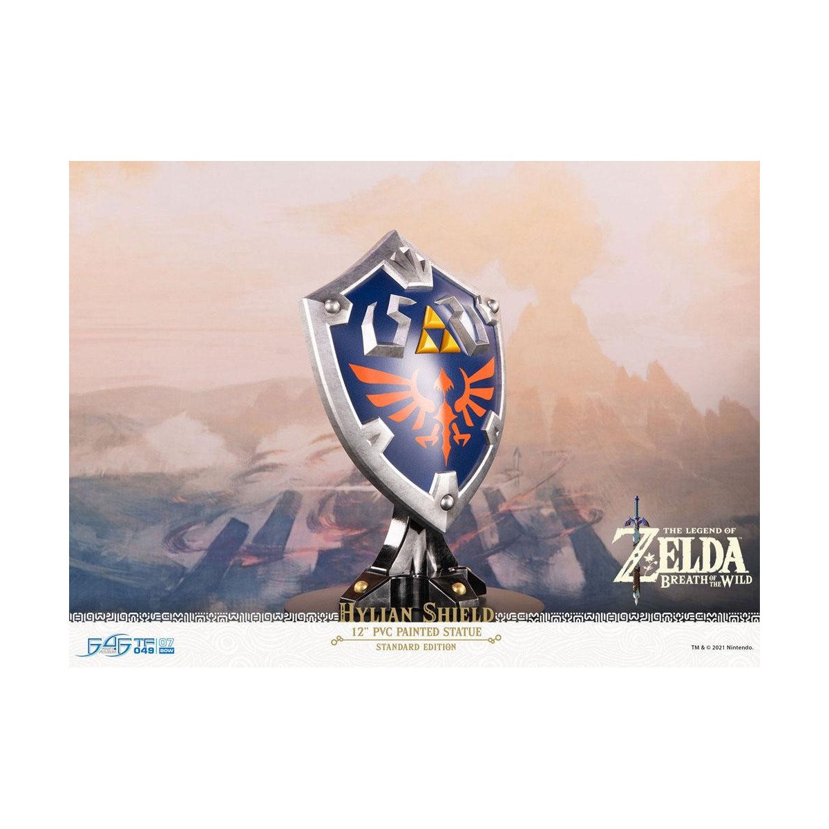First 4 Figures - Zelda - Hylian Shield Standard Edition - Breath of the Wild PVC statue