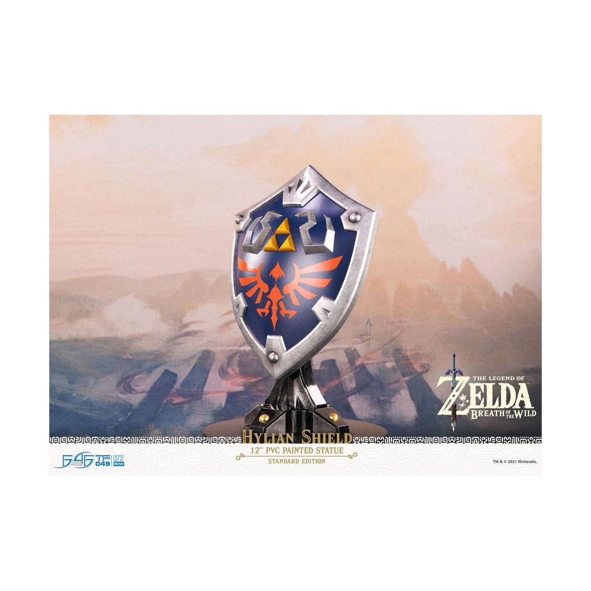 First 4 Figures - Zelda - Hylian Shield Standard Edition - Breath of the Wild PVC statue