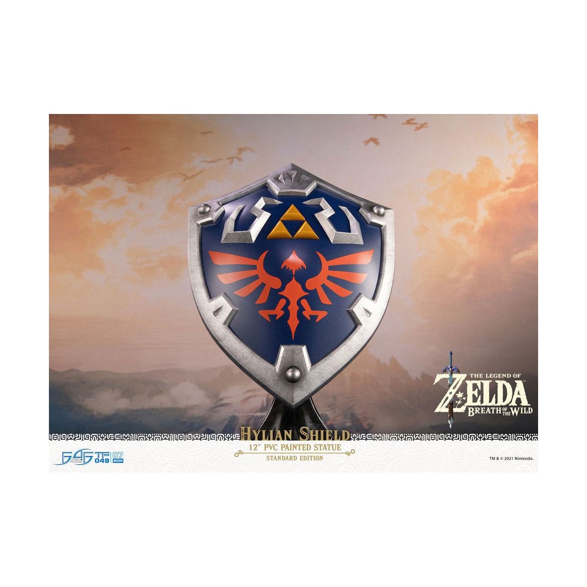 First 4 Figures - Zelda - Hylian Shield Standard Edition - Breath of the Wild PVC statue