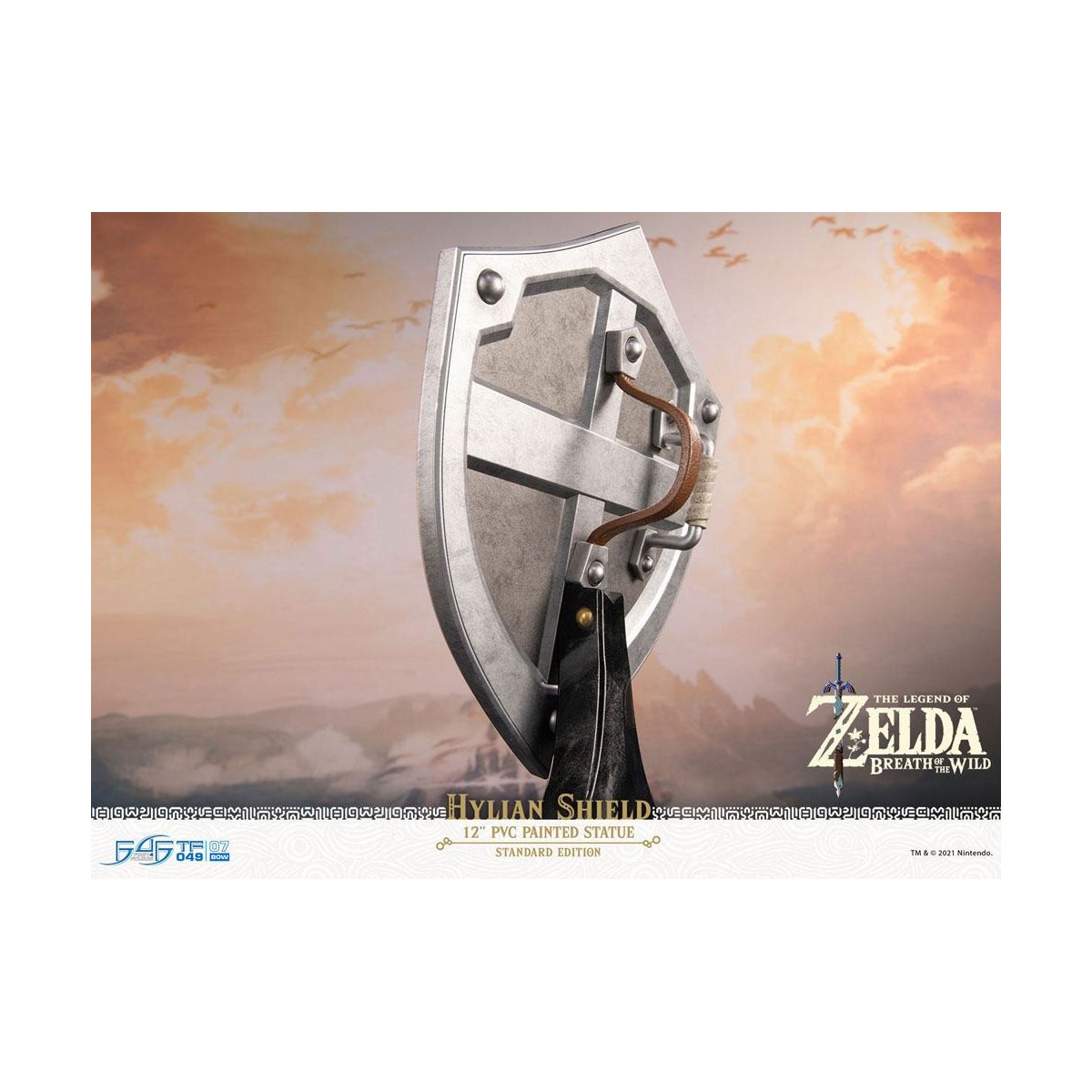 First 4 Figures - Zelda - Hylian Shield Standard Edition - Breath of the Wild PVC statue
