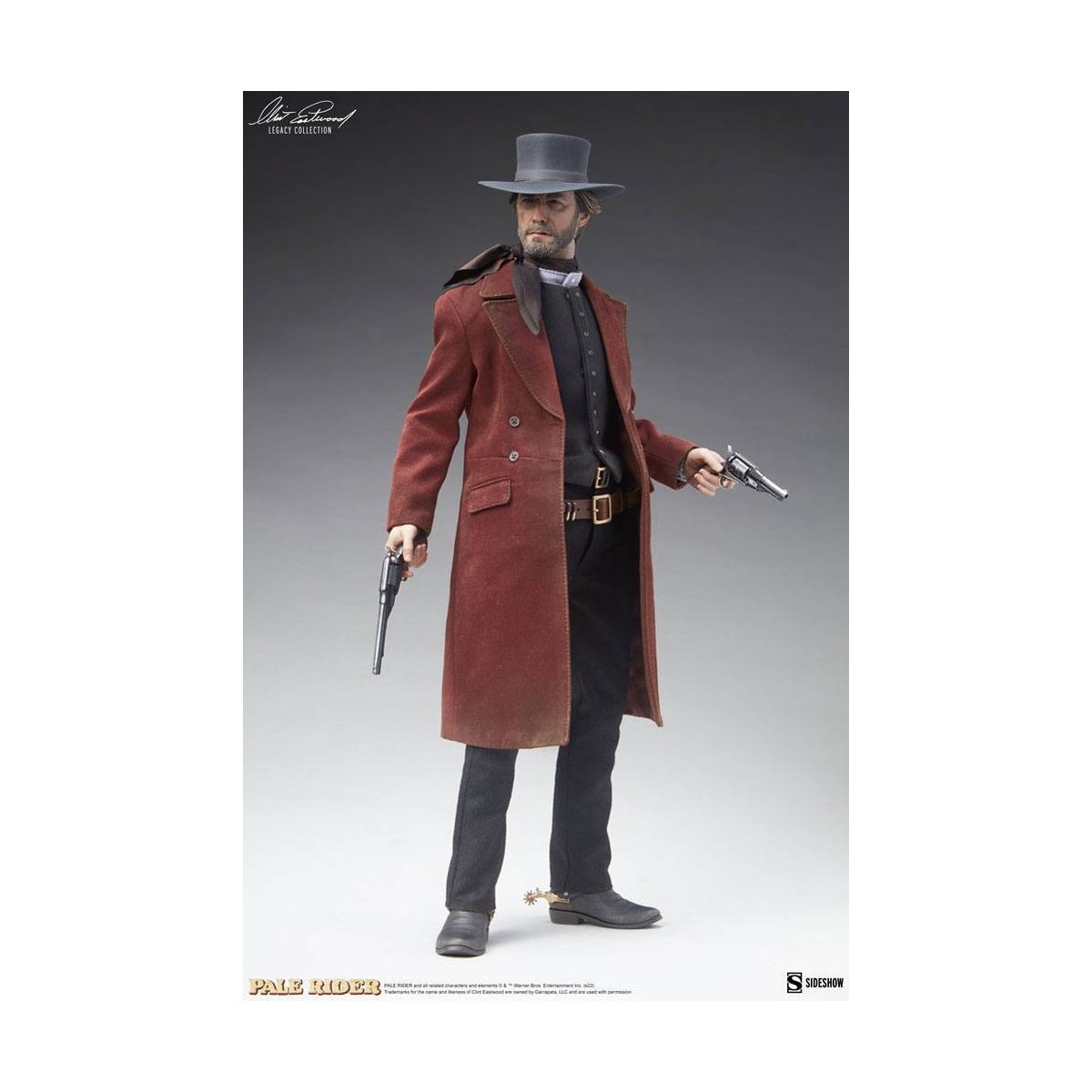Sideshow - The Preacher - Pale Rider, the lone rider 1/6 figure - Clint Eastwood Legacy Collection