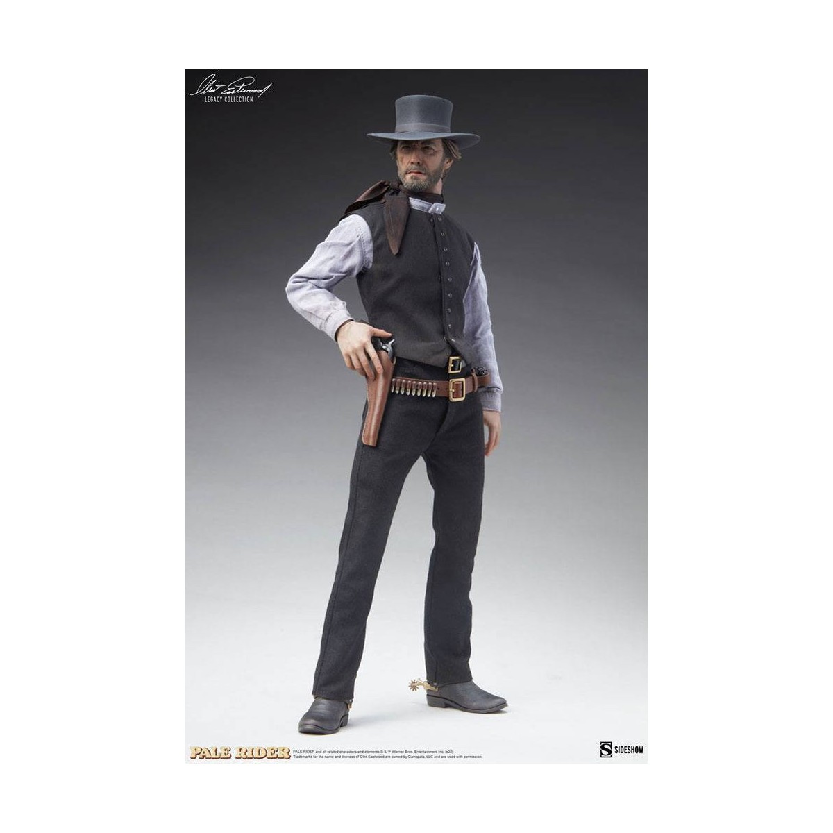 Sideshow - The Preacher - Pale Rider, the lone rider 1/6 figure - Clint Eastwood Legacy Collection