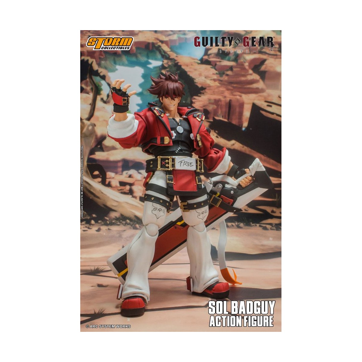 Storm Collectibles - Sol Badguy - Guilty Gear 1/12