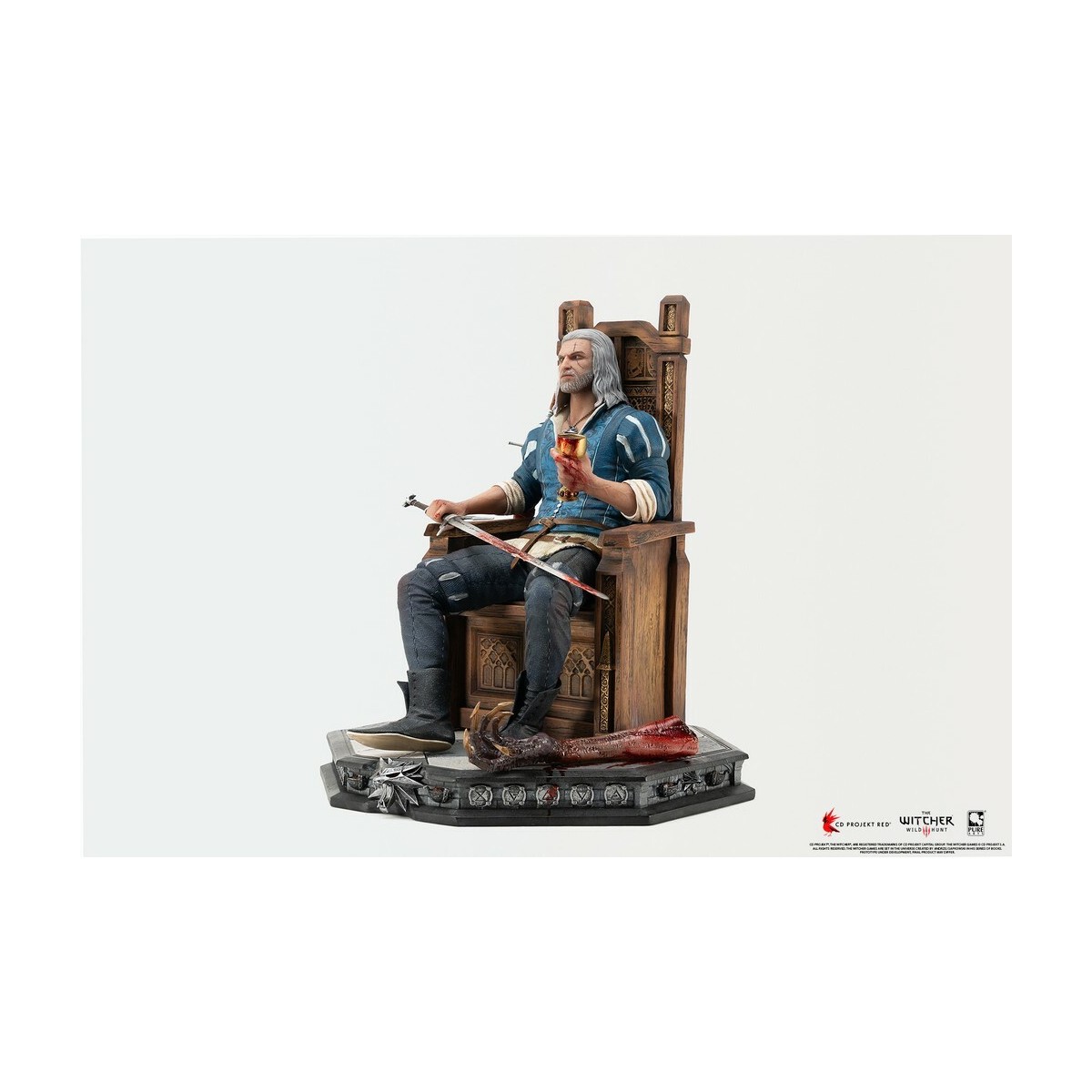 Pure Arts - The Witcher 3: Wild Hunt Geralt 1/6 Scale Statue.