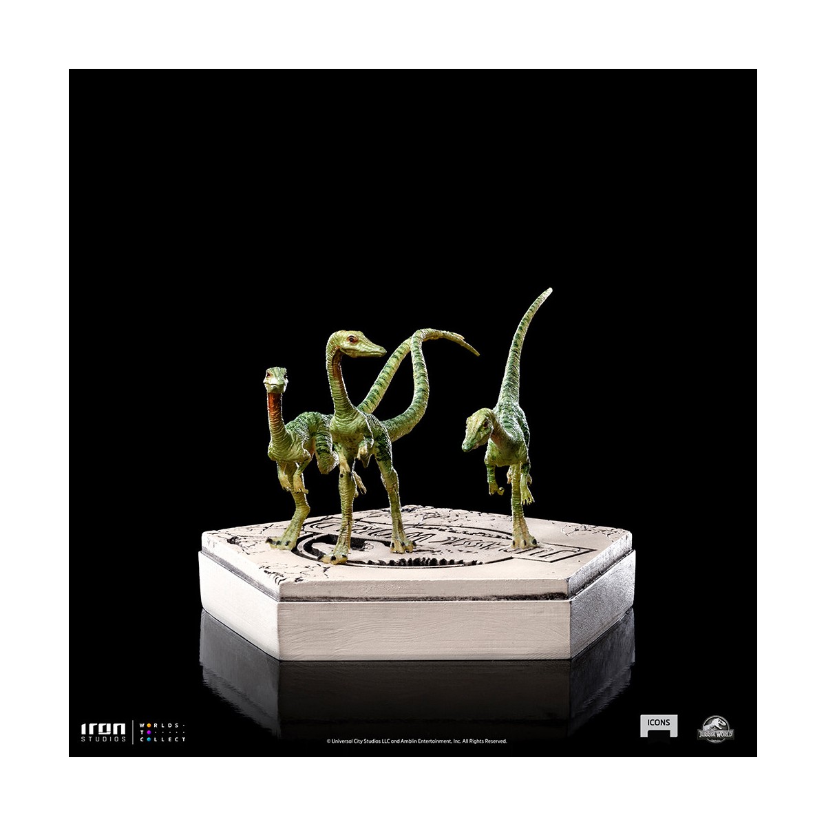 Iron Studios - Compsognathus - Jurassic World Icons