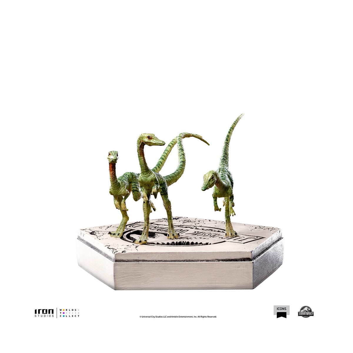 Iron Studios - Compsognathus - Jurassic World Icons