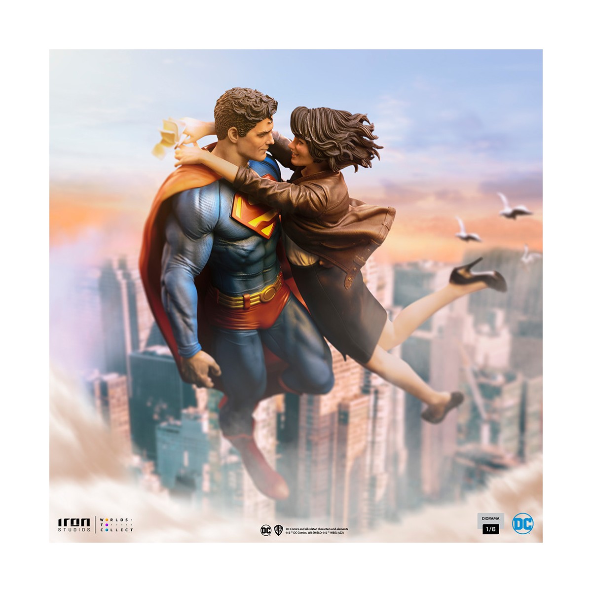 Iron Studios - Superman and Loic Lane Diorama 1/6