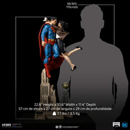 Iron Studios - Superman and Loic Lane Diorama 1/6