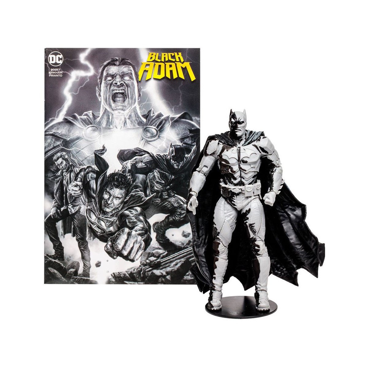 Mc Farlane DC Direct - Page Punchers - Black Adam Batman Art Variant - Gold Label SDCC 2022