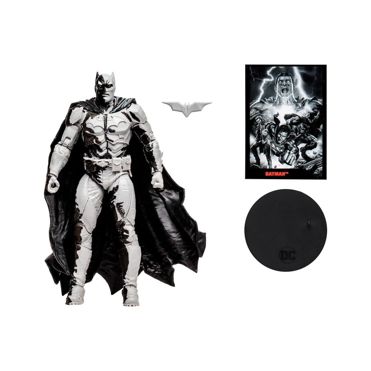 Mc Farlane DC Direct - Page Punchers - Black Adam Batman Art Variant - Gold Label SDCC 2022