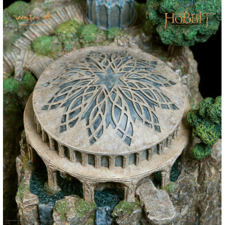 Weta Le Hobbit statue White Council Chamber