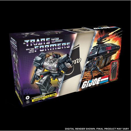 Hasbro Transformers Collaborative: G.I. Joe Mash-Up, Megatron H.I.S.S. Tank and Baroness