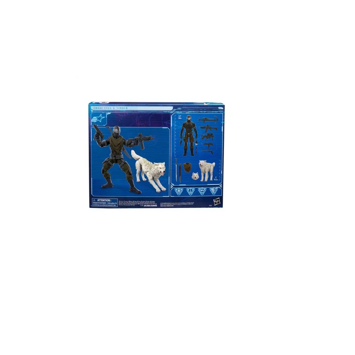Hasbro G.I.JOE - Set of 2 figures Snake eyes & Timber - Classified Series