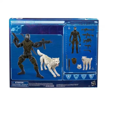 Hasbro G.I.JOE - Set of 2 figures Snake eyes & Timber - Classified Series