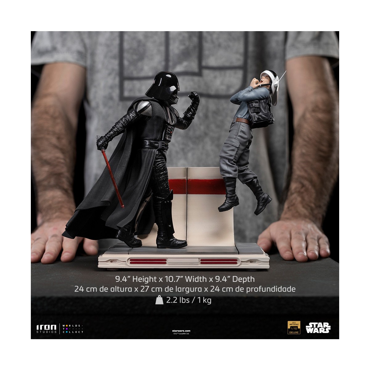 IRON STUDIOS - Star Wars: Rogue One - Darth Vader Deluxe 1:10 Deluxe Art Scale - Star Wars