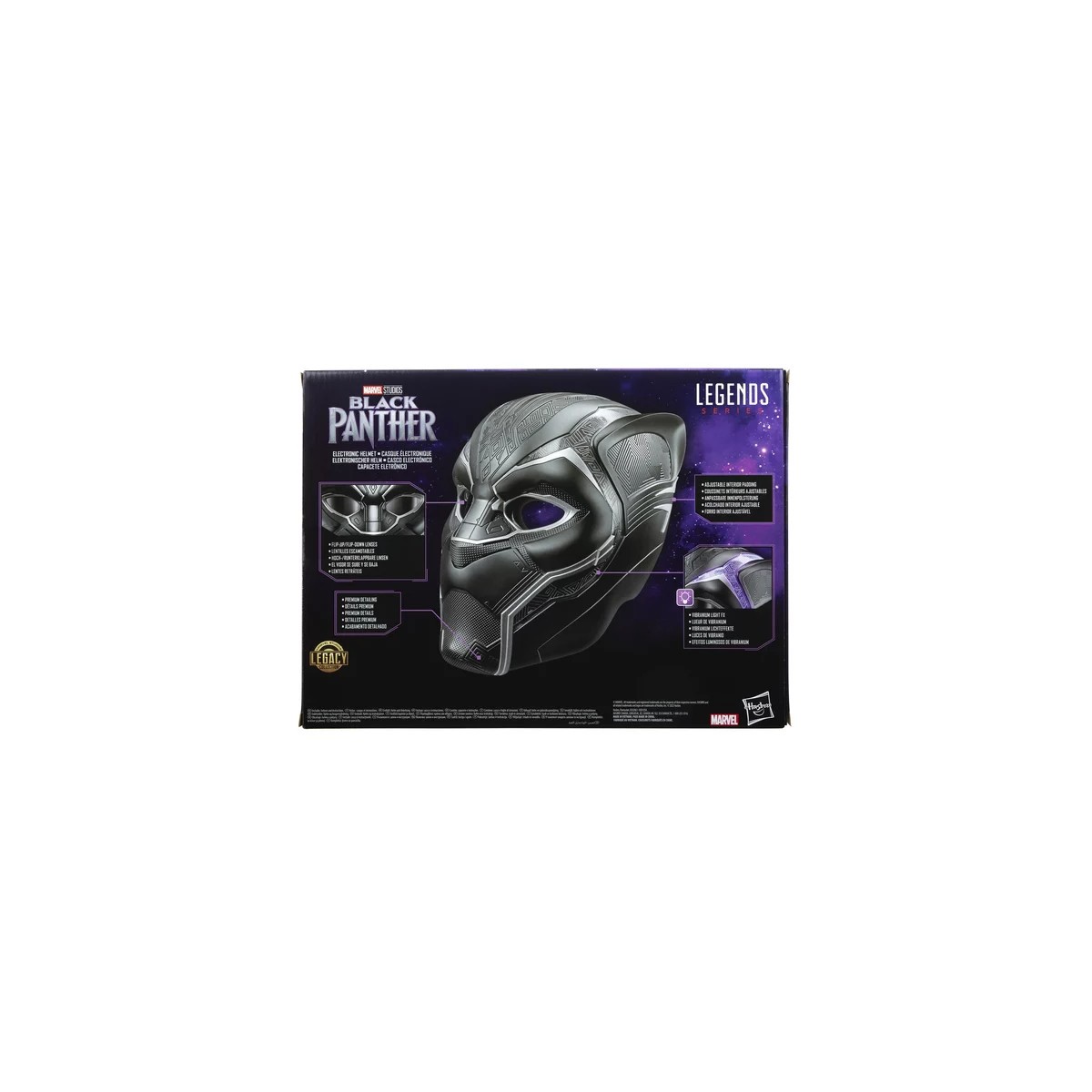 Hasbro - Replica Black Panther Helmet 1/1 - Marvel Legends Electronic Helmet