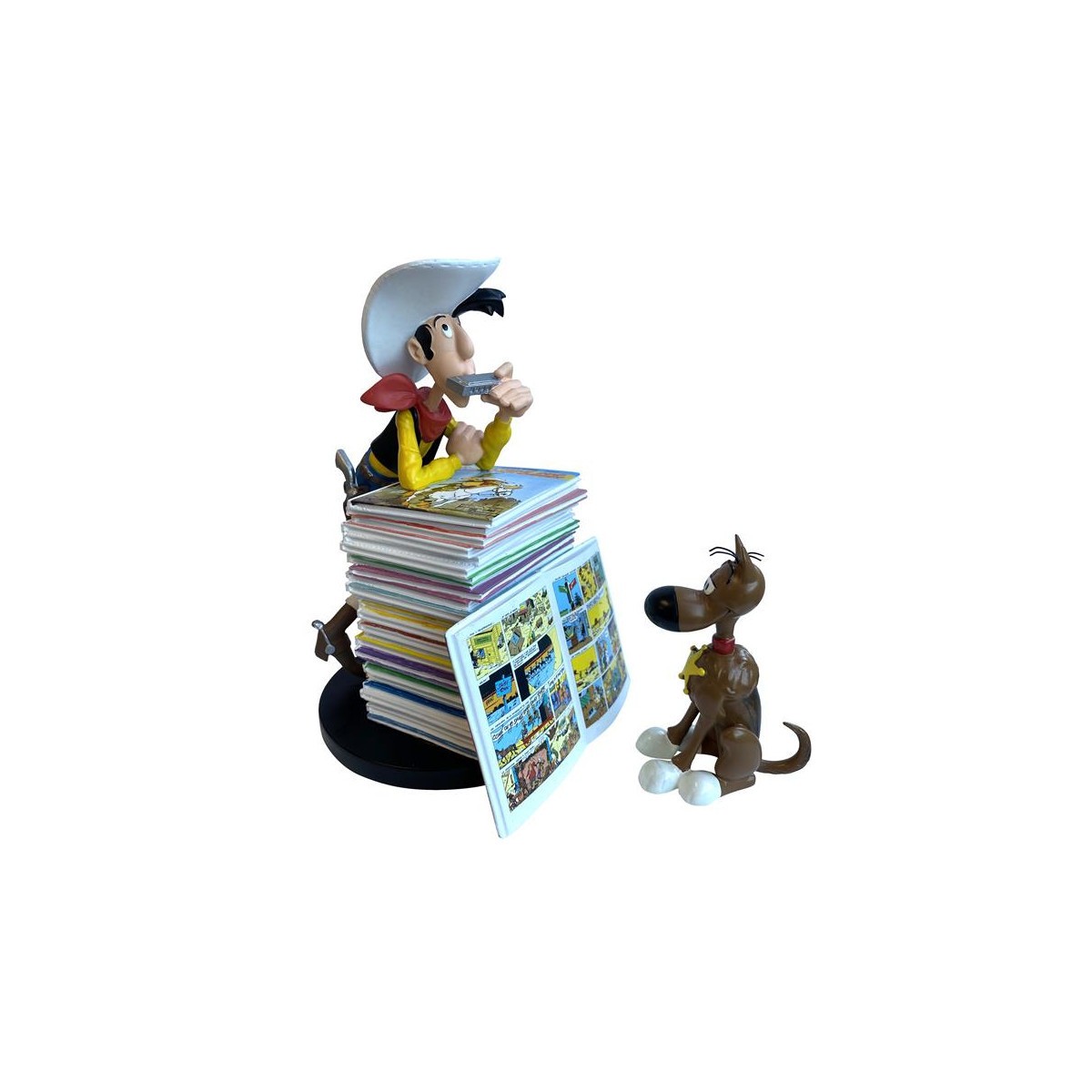 Collectoys - Lucky Luke & Rantanplan - Stack of albums