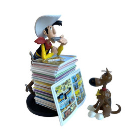 Collectoys - Lucky Luke & Rantanplan - Stack of albums