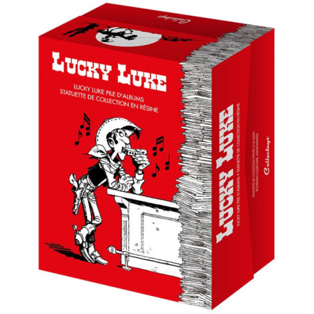 Collectoys - Lucky Luke & Rantanplan - Stack of albums