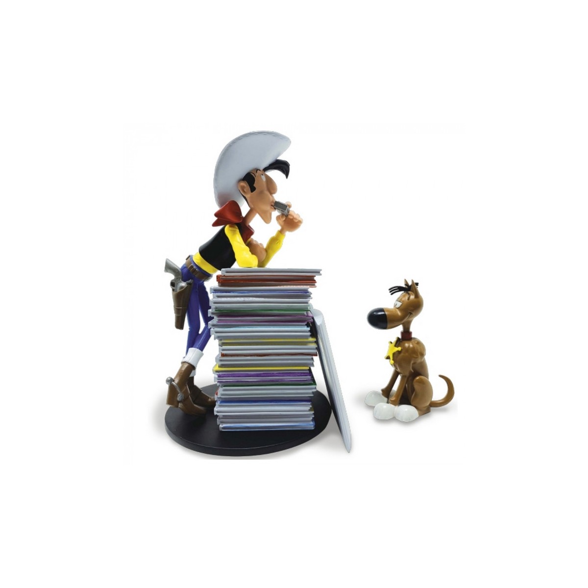 Collectoys - Lucky Luke & Rantanplan - Stack of albums